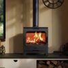 The Esse 775F woodburning stove in a contemporary living room.