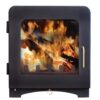 A Saltfire ST4 stove against a plain white background.